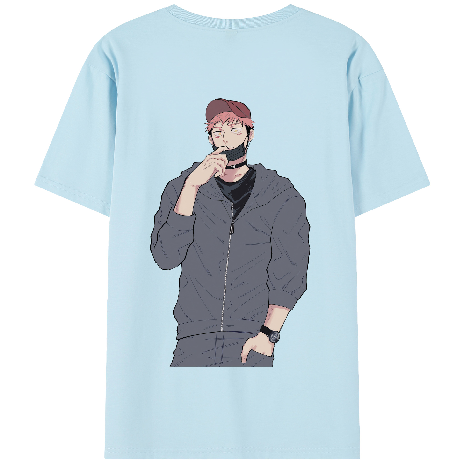 （画像用） 呪術廻戦 Jujutsu Kaisen 綿100％半袖Tシャツ（背面プリント）